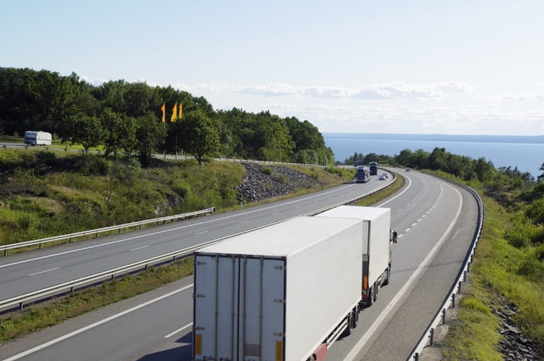 container truck transport