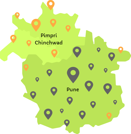 Pimpri Chinchwad Pune Map