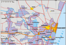 Pondicherry map