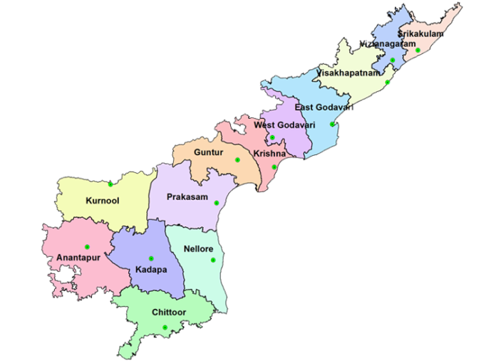 andhra pradesh map