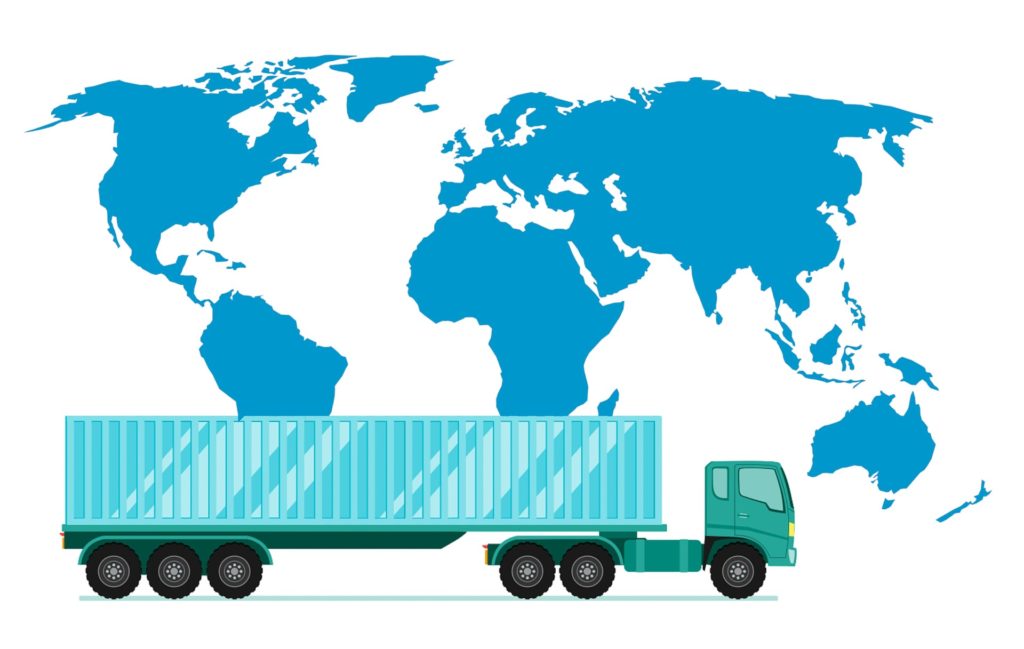 Container truck transportation services